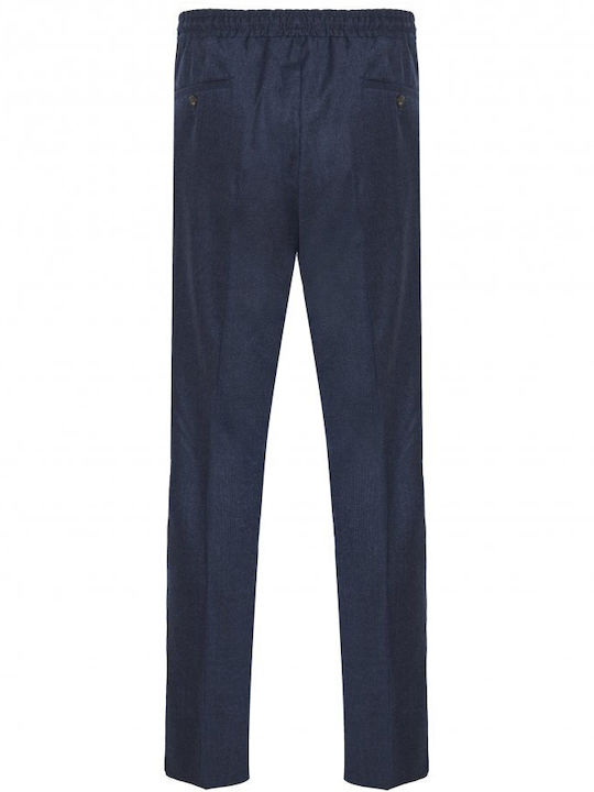 CC Collection Corneliani Herrenhose Elastisch Blau