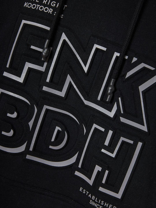 Sweatshirt with Hood Black