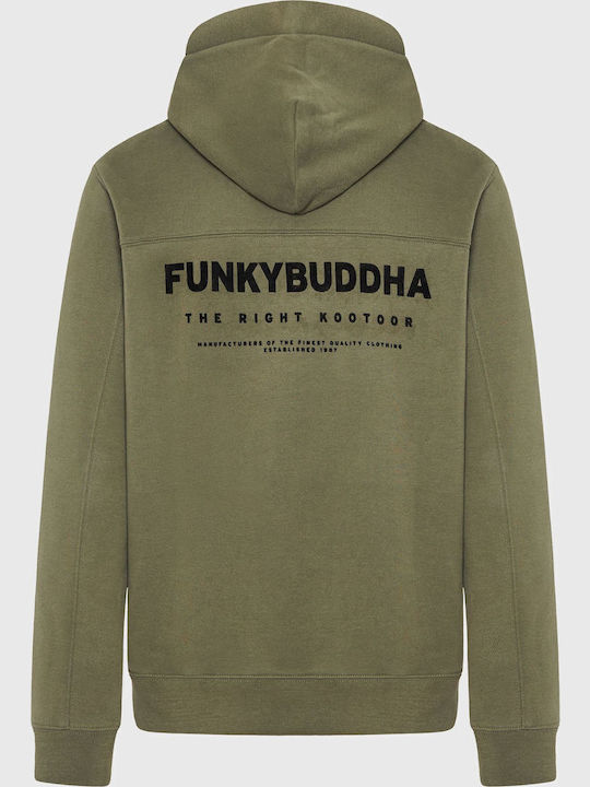 Sweatshirt mit Kapuze Khaki