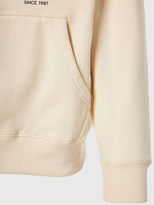 Sweatshirt mit Kapuze Beige