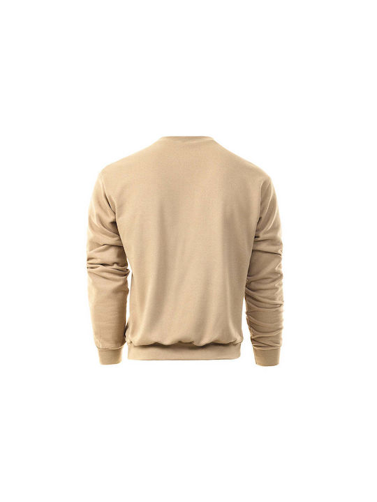 MBLK Men's Sweatshirt with Pockets Beige