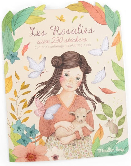 Les Rosalies Malbuch Sticker Moulin Roty