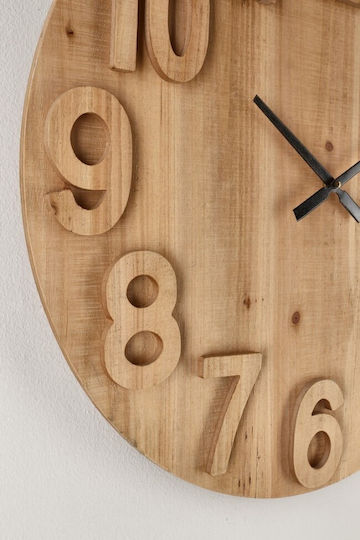 Bizzotto Mariel Nat Wall Clock D70 Ø70x5h