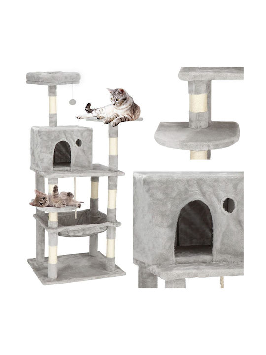 Scratching Post Cat Trees Gray Height 145cm