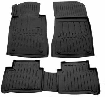 Gummifußmatten Schalenform Regenschirm Typ Mercedes Benz W211 E 2wd 2002-2009