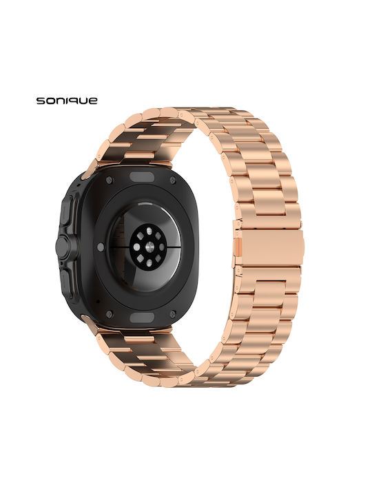 Sonique Strap Stainless Steel Rose Gold (Samsung Galaxy Watch 7 Ultra)