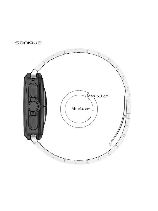 Sonique Λουράκι Ανοξείδωτο Ατσάλι Ασημί (Samsung Galaxy Watch 7 Ultra)