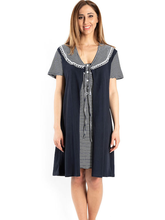 Rachel Summer Women's Nightdress Blue