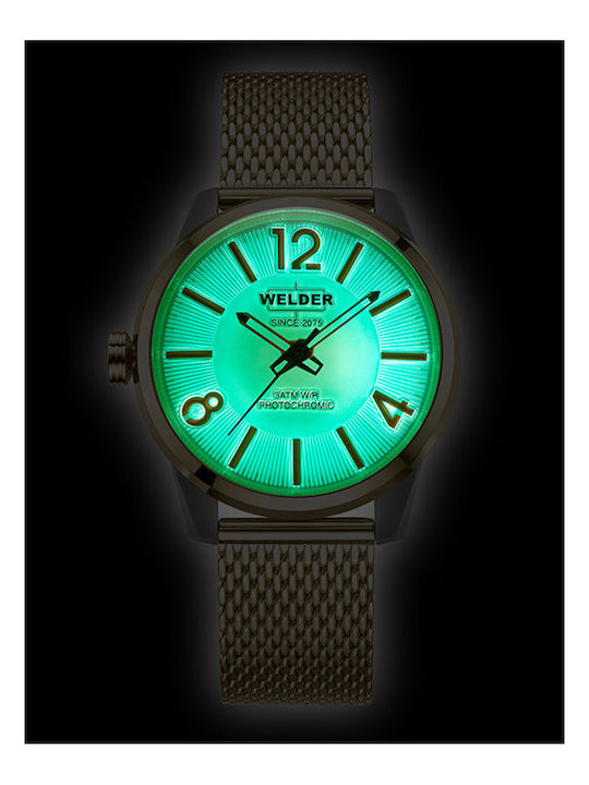 Welder Ceas de Damă 42mm cu Baterie Auriu