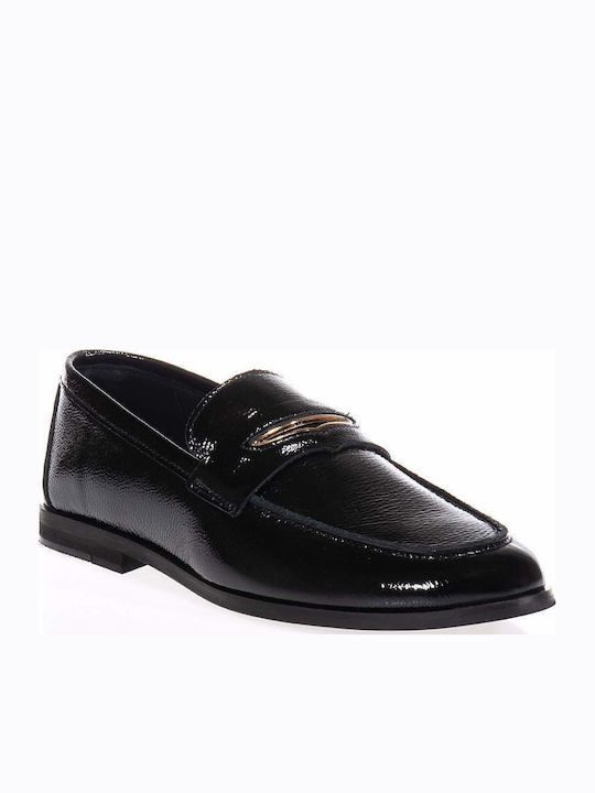 Λουστρίνι Γυναικεία Loafers σε Μαύρο Χρώμα
