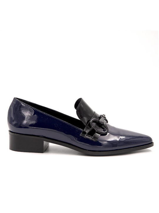 Wall Street Women's Loafers in Blue Color