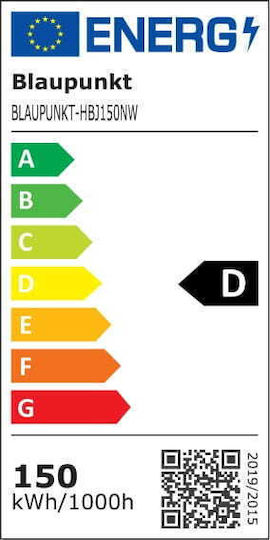 Greenie Φωτιστικό Καμπάνα 150W mit integrierter LED Schwarz