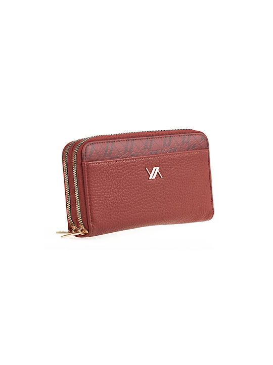 Verde Large Women's Wallet Burgundy