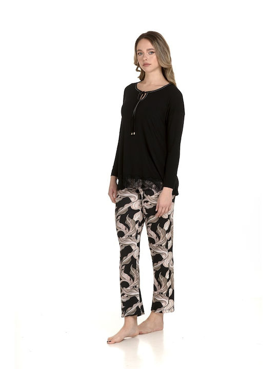 Zen by Daisy Winter Women's Pyjama Set Black