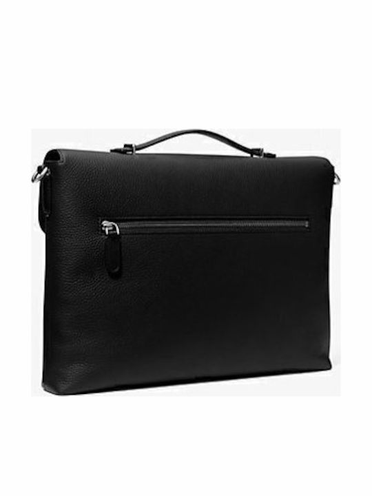Hudson Leather Men's Bag Handbag Black