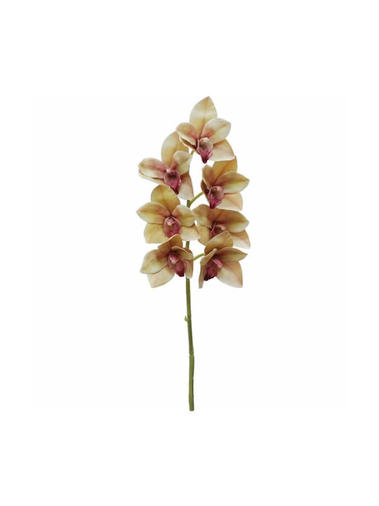 Marhome Artificial Decorative Branch Orchid Cymbidium Brown 62cm 00-00-1854-3