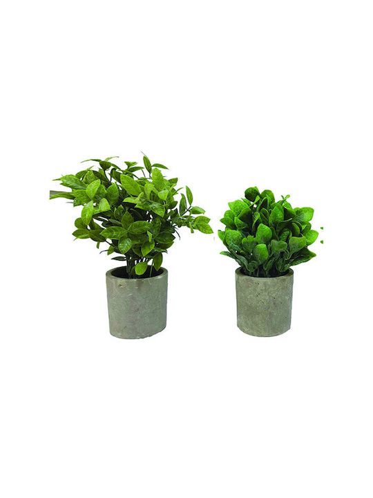 AGC Artificial Plant in Small Pot 20cm 2pcs (Various Designs)