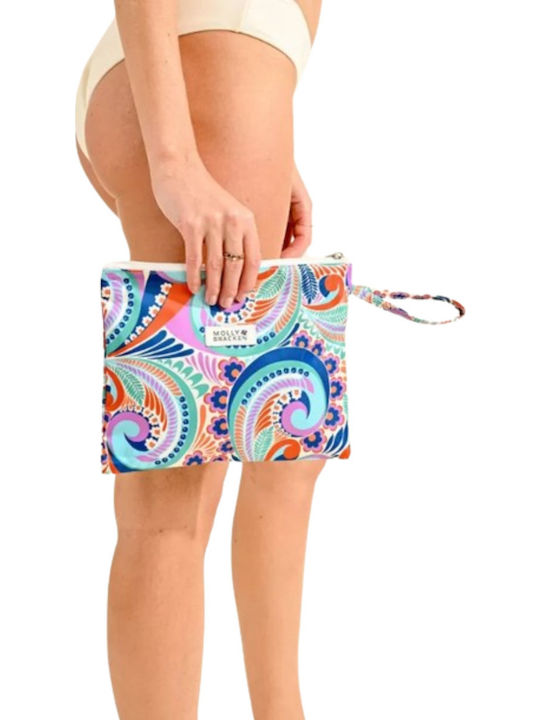 Damen Necessaire in Lila Farbe 21cm