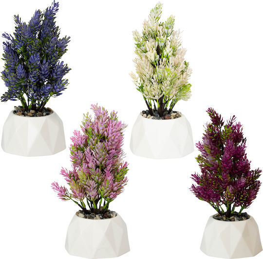 Plantă Artificială în Ghiveci Mic Orhidee Pink 26cm Viosarp