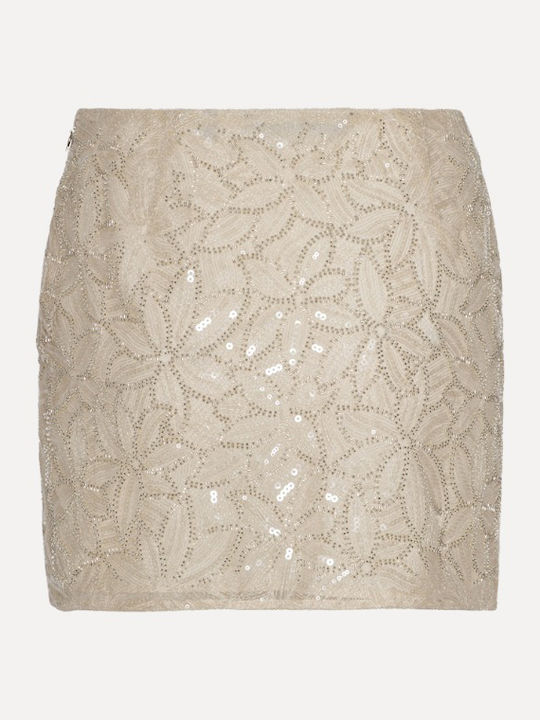 Mini Φούστα Creme
