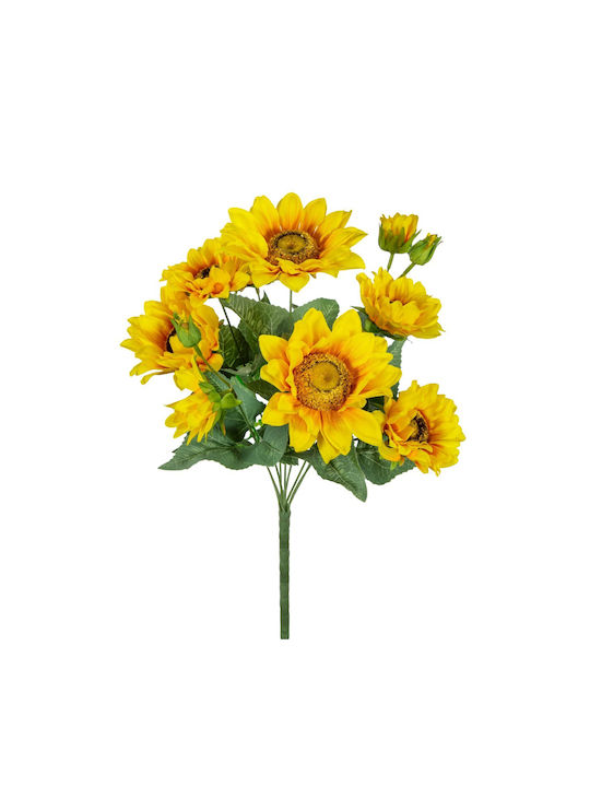 Artekko Bouquet of Artificial Flowers Heliotropium Yellow 26cm