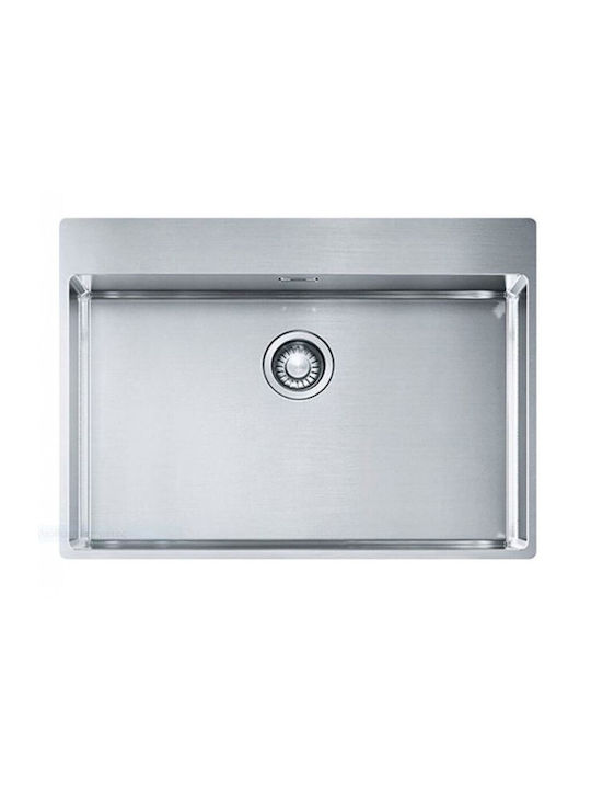 Franke Box Bxx 210-68 Tl Drop-In Мивка Inox Ш71.5xД51см сребърен