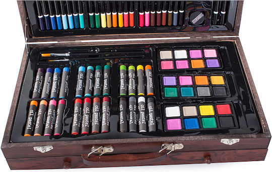Set de Colorat Lemn 34x23cm 143buc