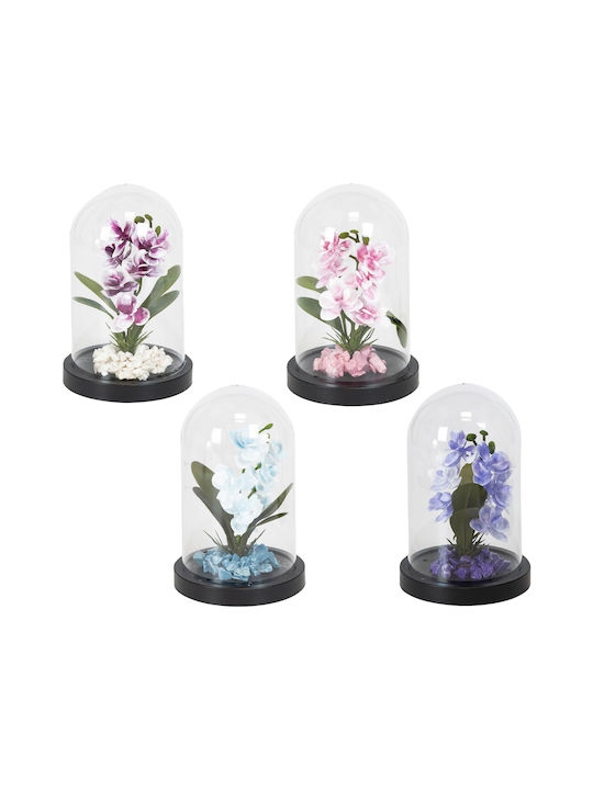Artificial Plant Glass In Pot 11,5x18cm No45038