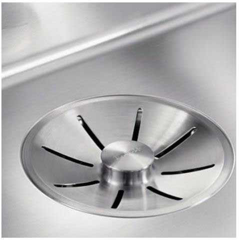 Blanco Zerox 500 U Υποκαθήμενος Inox με Μπαταρία Μ54xΠ44cm Ασημί