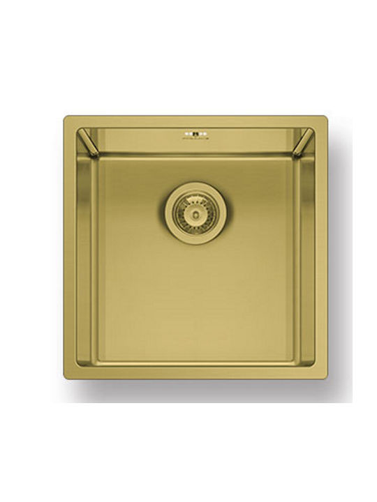 Pyramis Astris Colora 101055401 Undermount Sink Inox W40xD40cm Gold