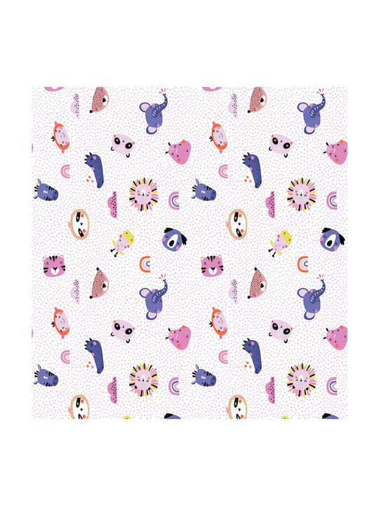 Cokitex Baby Sheets Set Crib Cotton Oasis Pink 125x175cm 3pcs
