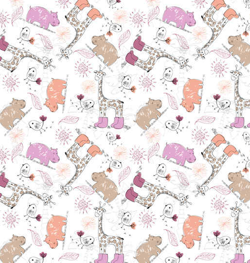 Cokitex Baby Sheets Jungle 125x175cm