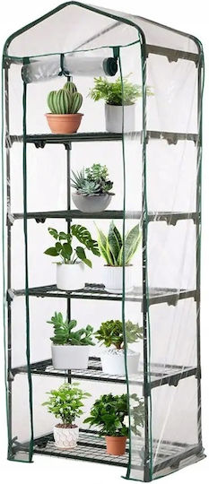Mini Garden Greenhouse Balcony 5 Level Xl Vertical Polythene 69x49x187cm