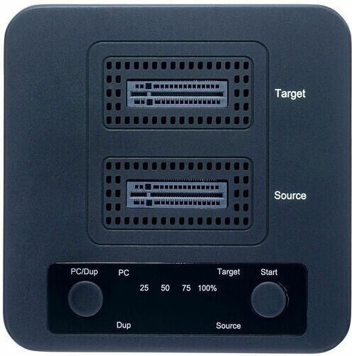 StarTech Docking Station for 2 Hard Drives SATA M.2 (2230)" / M.2 (2242)" / M.2 (2260)" / M.2 (2280)" with Connection USB-C (M2-HDD-DUPLICATOR-N1)