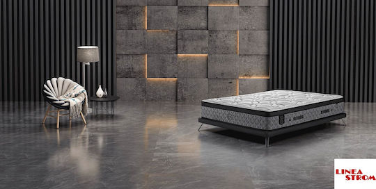 Linea Strom Delux Υπέρδιπλο Ανατομικό Στρώμα 160x200x33cm με Ανεξάρτητα Ελατήρια & Ανώστρωμα