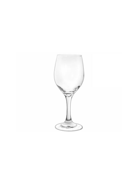 Borgonovo Ducale Set of Glasses for White Wine made of Glass Stemmed 380ml 6pcs