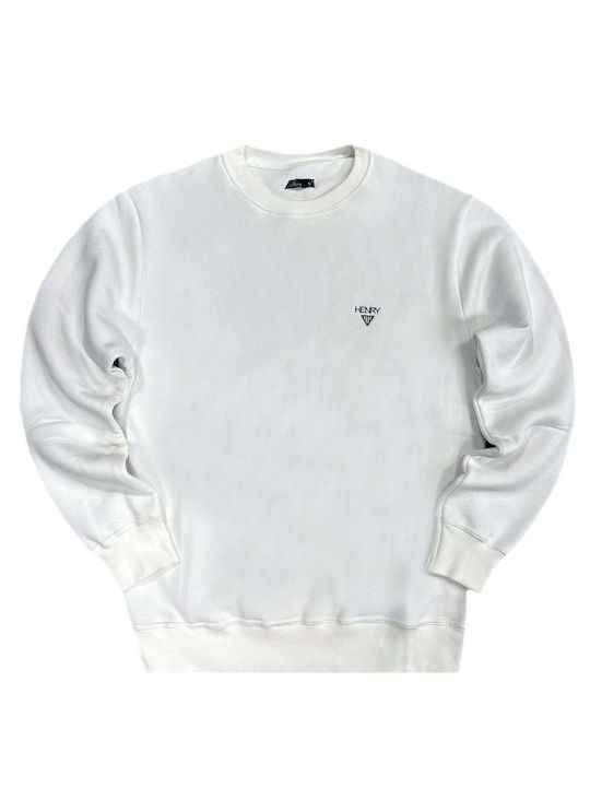 Henry Clothing Men's Sweatshirt White