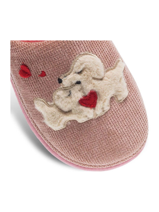 Damen Hausschuhe mit Tiermotiven Rosa