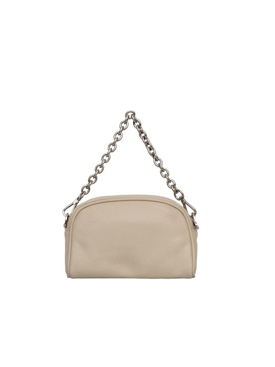 Pelletteria Veneta Leder Damen Tasche Schulter Beige