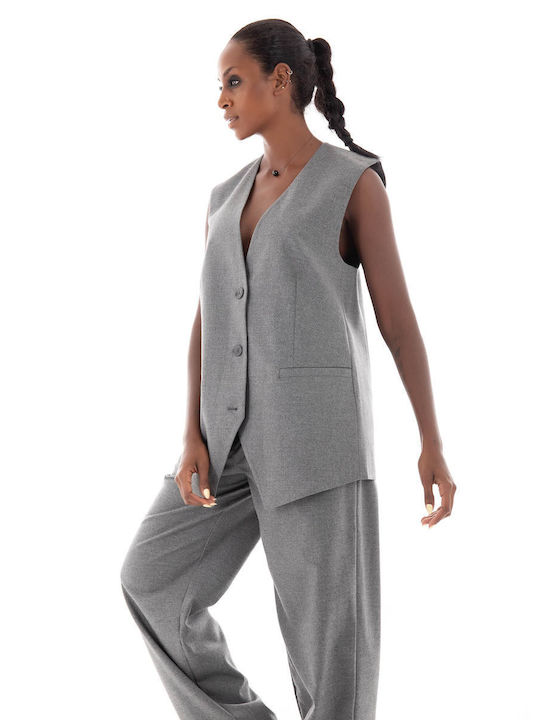 Samsoe Samsoe Women's Vest Grey Melange