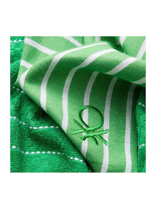 Benetton Kitchen Towel from 100% Cotton in Green Colour 3 Pieces