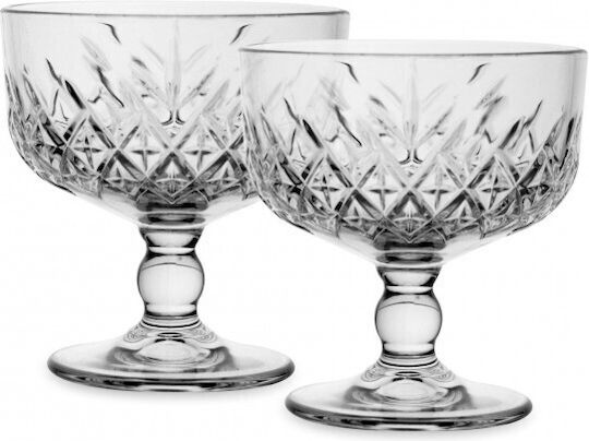 Espiel Timeless Eisschüssel Rund Glas Transparent mit Durchmesser 9.8cm
