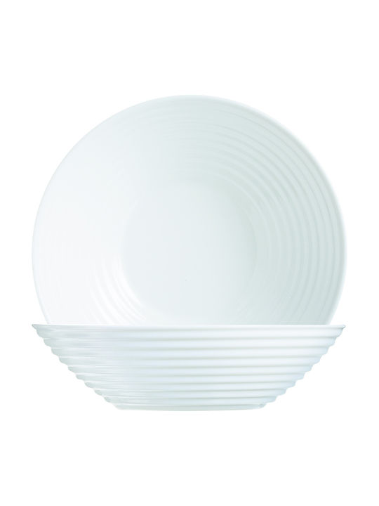 Luminarc Harena Cereal Serving Bowl Round made of Porcelain White with Diameter 16cm