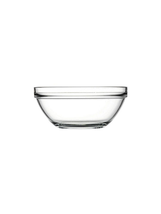 Homestyle Lys Dip-Schüssel Rund Glas Transparent mit Durchmesser 9cm 6Stück
