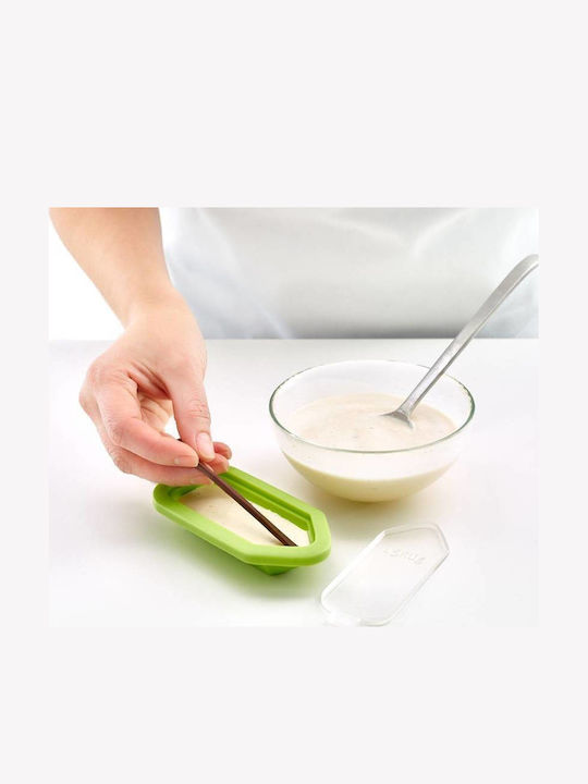 Lekue Formă Tăvi și Tăvi Pentru Copt Înghețată / Ice Lolly Din Silicon 4 Bucăți