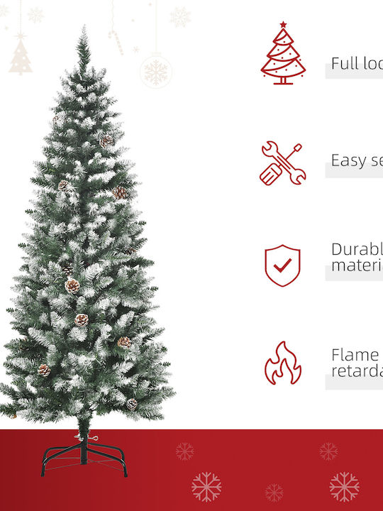 Weihnachtsbaum Beschneit 150cm mit 464 Abnehmbar Zweige
