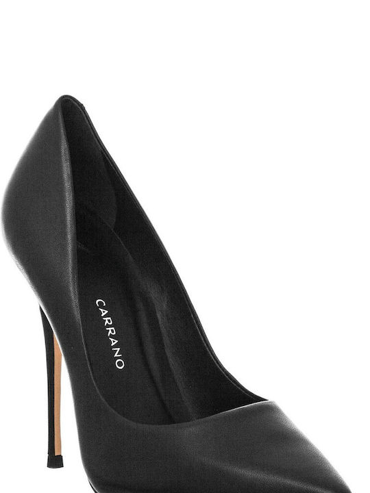 Carrano Leather Black Heels