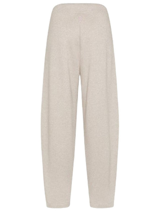 Deha Women's Cotton Trousers in Carrot Fit Hazelnut