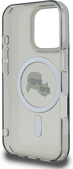 Karl Lagerfeld Karl&Choupette Umschlag Rückseite Kunststoff Schwarz (iPhone 17 Pro Max / iPhone 17 Pro / iPhone 16 Pro Max)