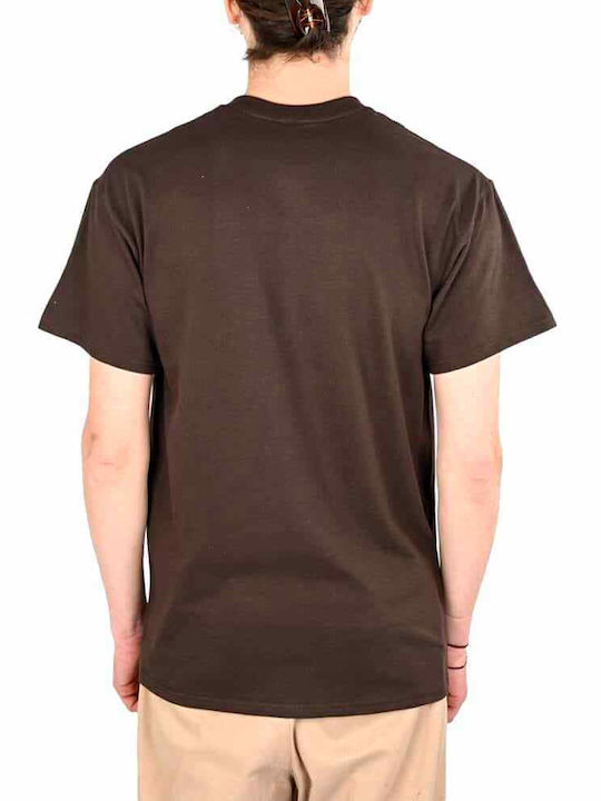 Thrasher Men's Short Sleeve T-shirt Dark Chocolate